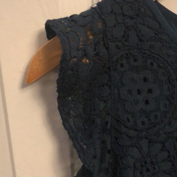 Loft navy blue lace dress - Picture 2 of 5